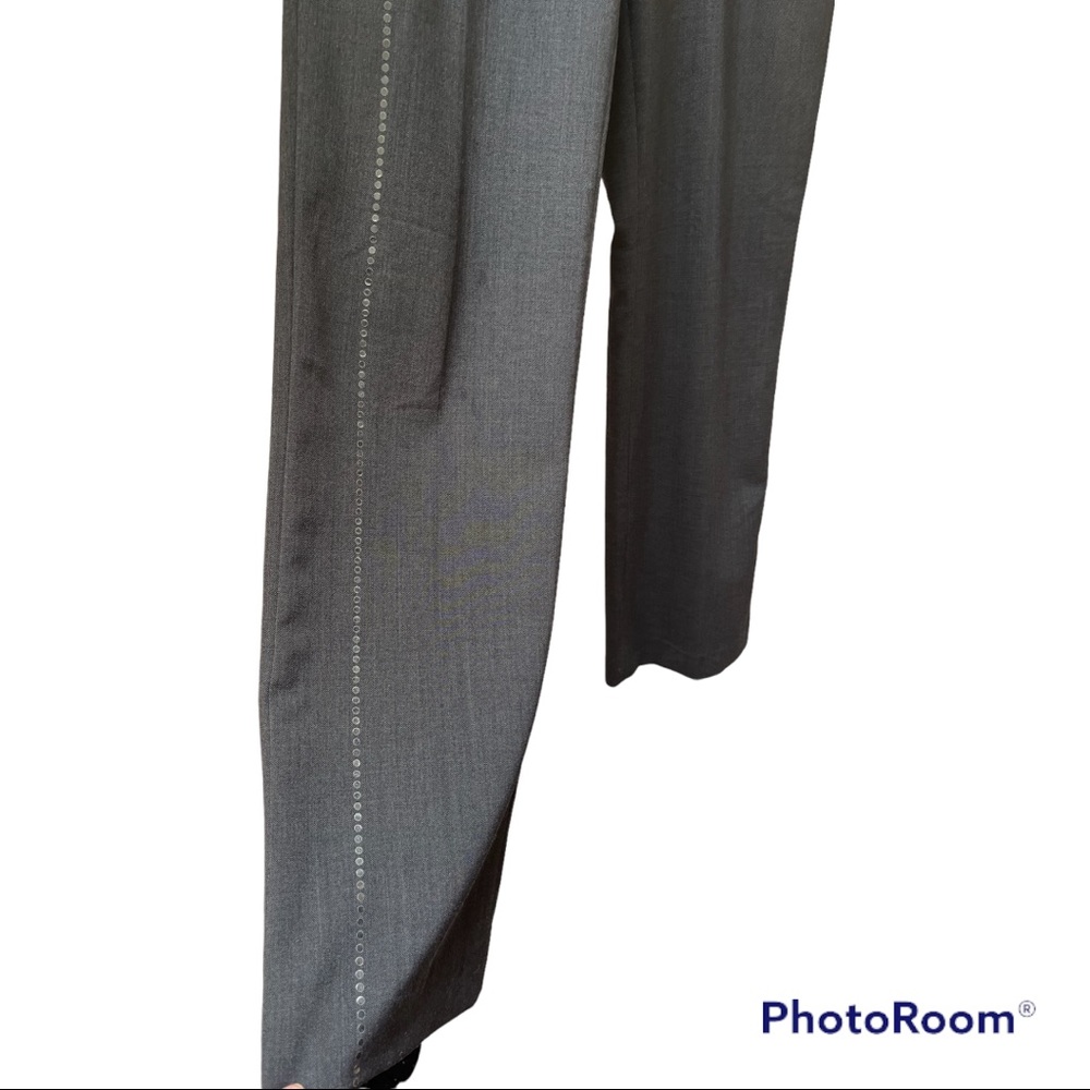 A/X Armani Exchange Gray- Back to the Office Pants with Sequins - Picture 5 of 9